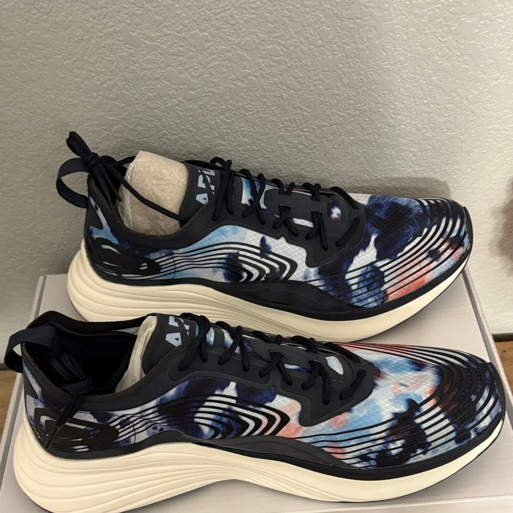 APL Men's Streamline Midnight and Ice Blue tie dye Sneakers - Picture 3 of 5